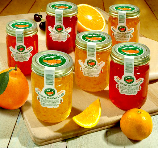 Florida Marmalade Lovers Gift, 6 Jars, Citrus Flavors, Unique Gifts - Hyatt Fruit Company