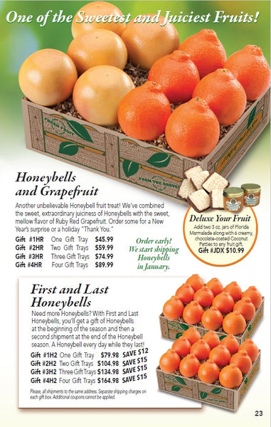 Hyatt Honeybells with Grapefruit