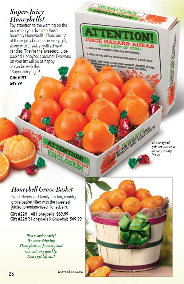 Honeybell oranges