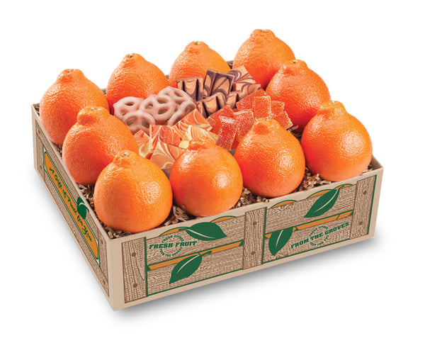 Honeybell Tangelos Gift, Oranges and Honeybell-flavored Candies - Hyatt Fruit Company Gift Baskets